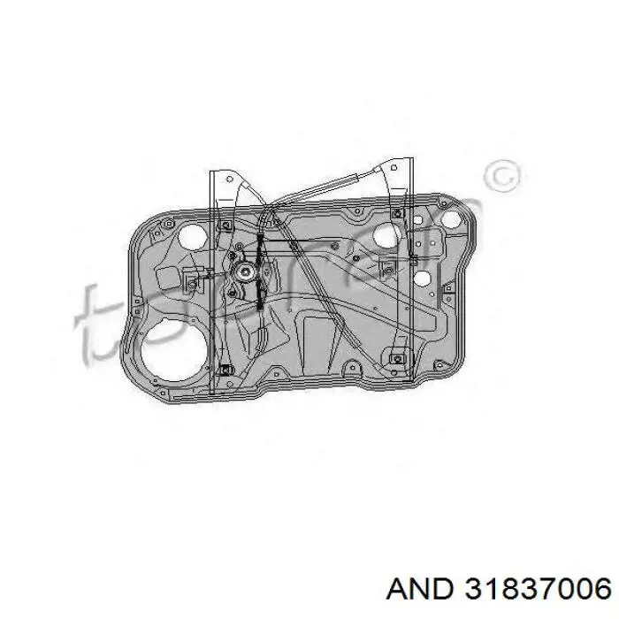 Mecanismo de acionamento de vidro da porta dianteira direita AND 31837006 preço, a partir de 33,85 USD