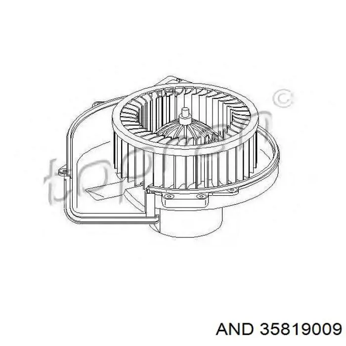 35819009 AND Motor de ventilador de forno (de aquecedor de salão)