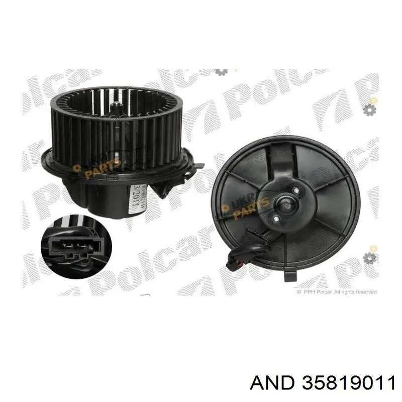 35819011 AND Motor de ventilador de forno (de aquecedor de salão)