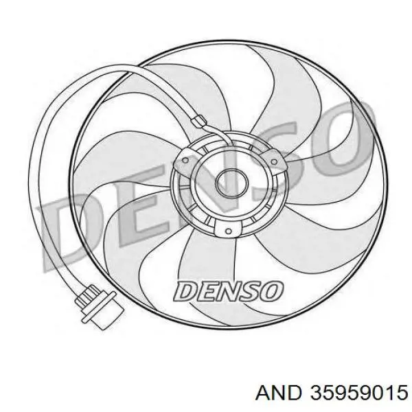Compre 35959015 AND Ventilador elétrico de esfriamento montado (motor + roda de aletas)