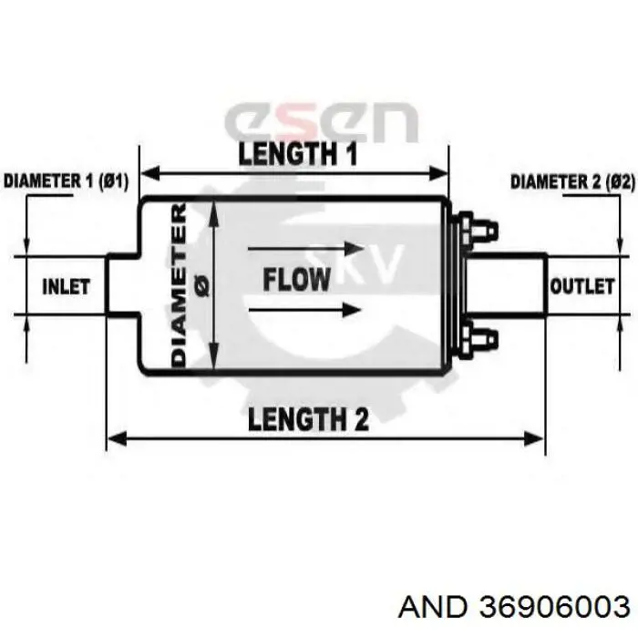 Módulo de bomba de combustível com sensor do nível de combustível AND 36906003 preço, a partir de 70,74 USD