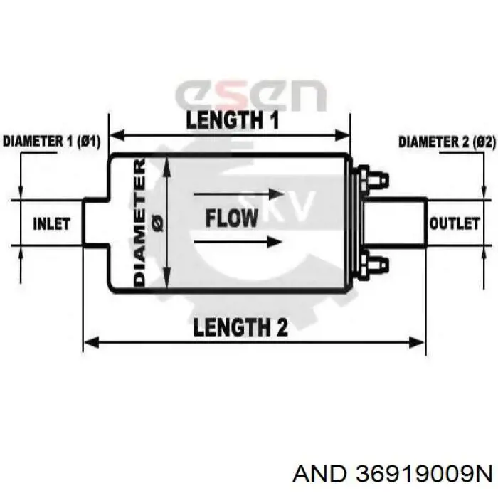 Módulo de bomba de combustível com sensor do nível de combustível AND 36919009N preço, a partir de 129,73 USD