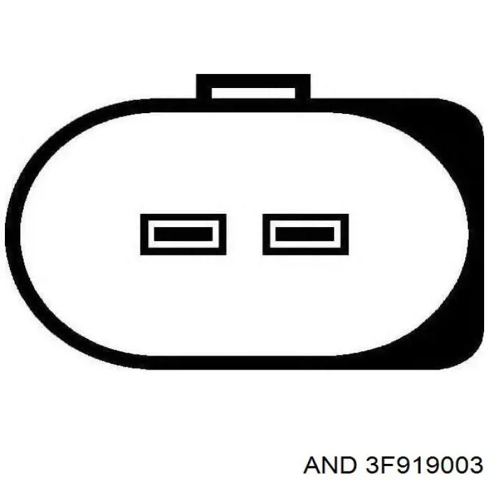 Sensor de temperatura do fluido de esfriamento 3F919003 AND