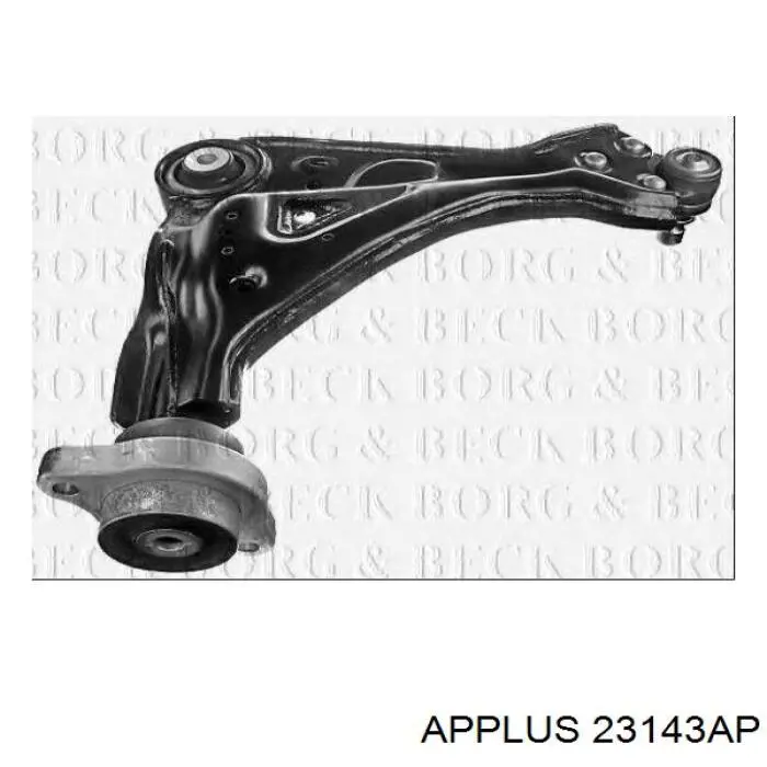 Compre 23143AP Aplus Braço oscilante inferior direito de suspensão dianteira