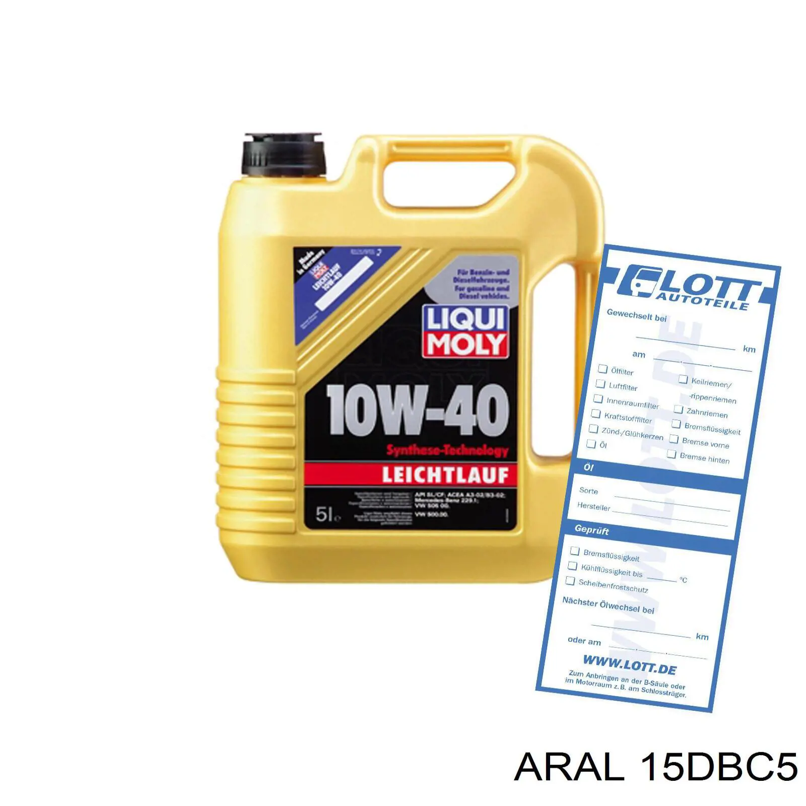 15DBC5 Aral Óleo para motor