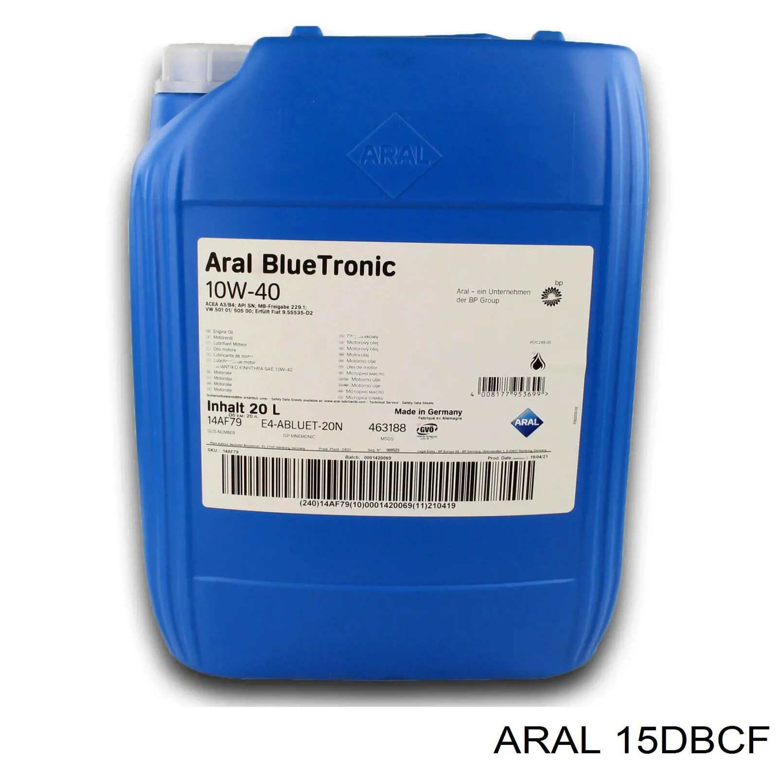 Compre 15DBCF Aral Óleo para motor