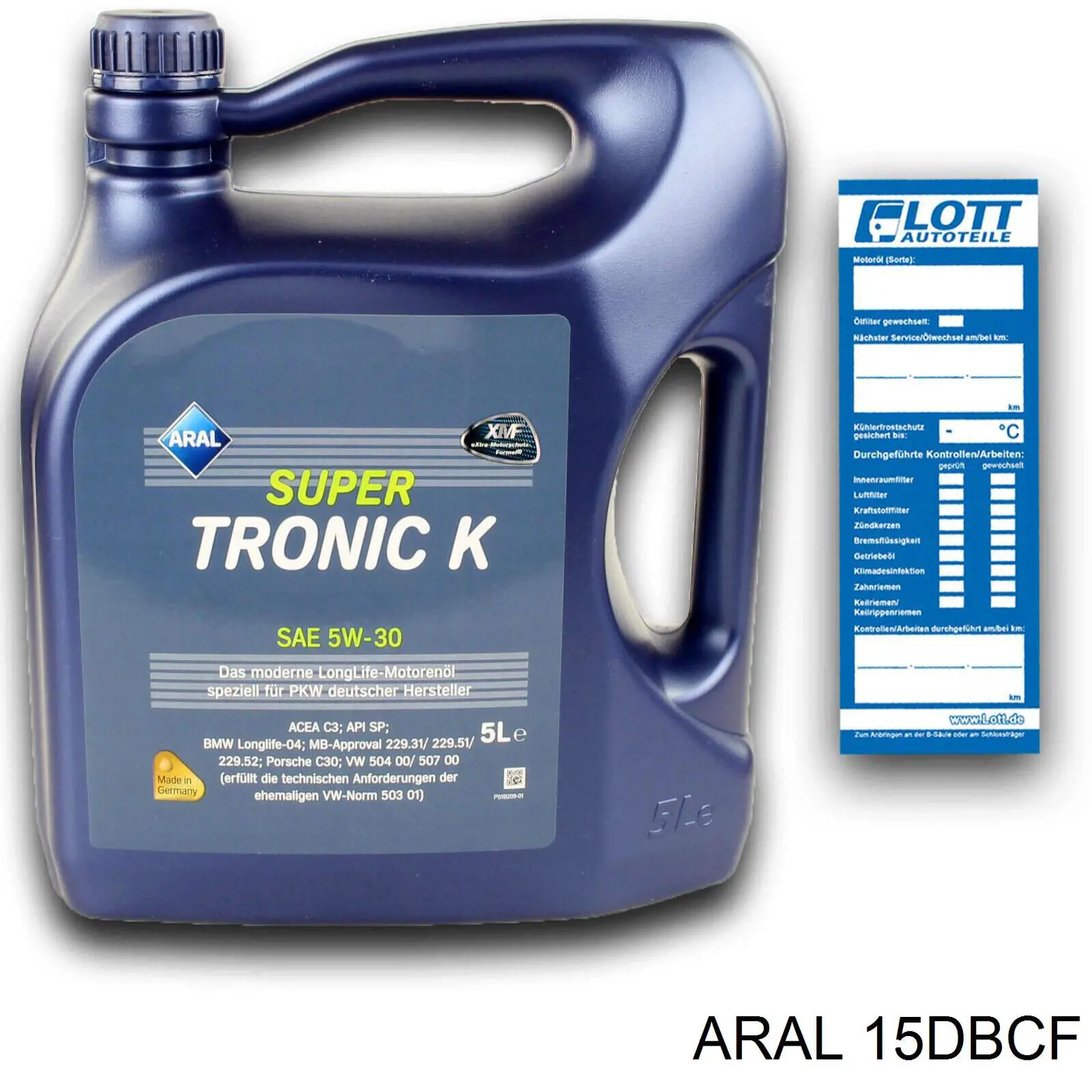 15DBCF Aral Óleo para motor
