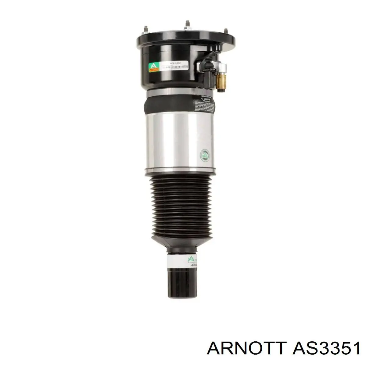 Coxim pneumático (suspensão de lâminas pneumática) do eixo dianteiro 95B616039 VAG