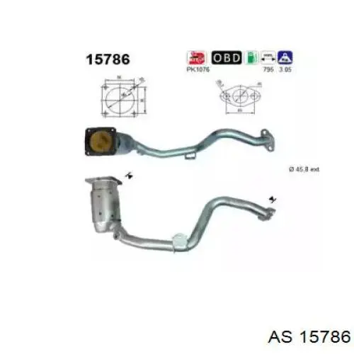 Compre BM90905H BM Catalysts Convertidor - catalisador