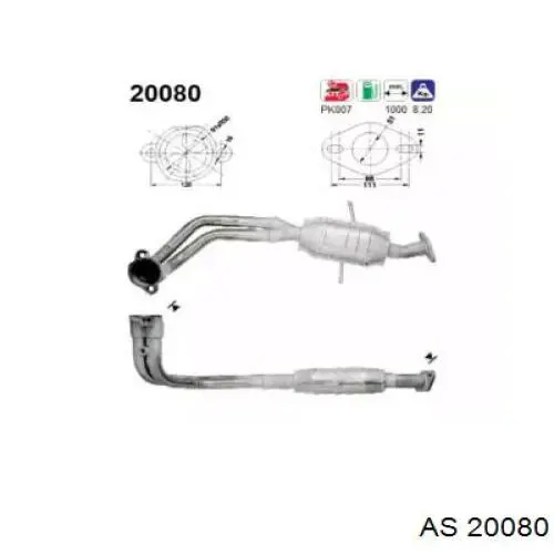 Convertidor - catalisador JMJ JMJ1090003 preço, a partir de 231,11 USD