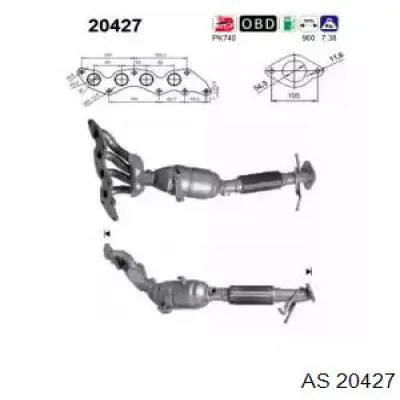 Compre 26150 Sigam Convertidor - catalisador