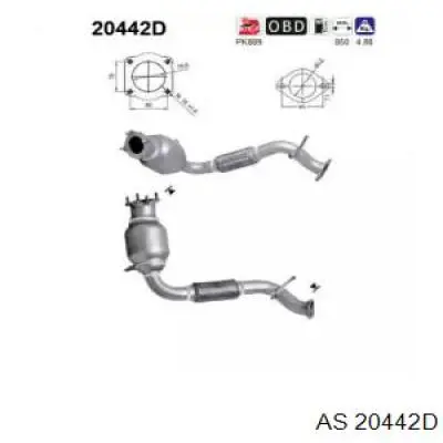 Compre 20442D AS/Auto Storm Convertidor - catalisador
