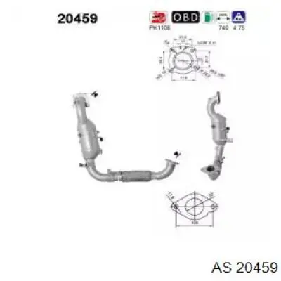 Compre 1873837 Ford Convertidor - catalisador