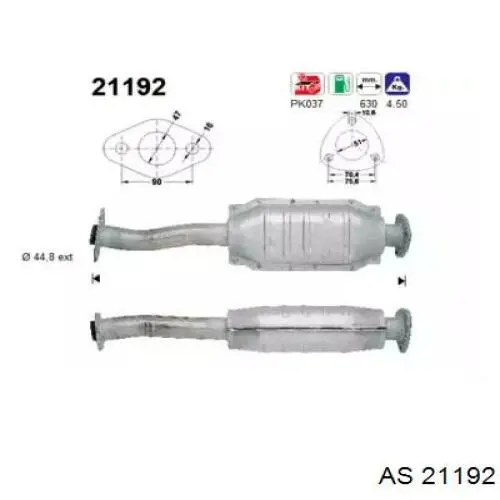 Compre 099582 Bosal Convertidor - catalisador