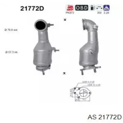 Compre 21772D AS/Auto Storm Convertidor - catalisador