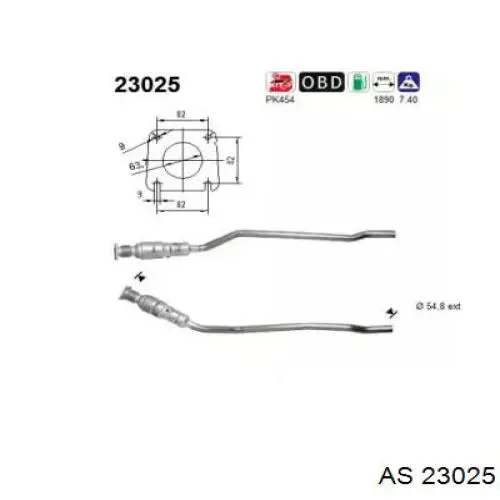 Convertidor - catalisador Chrysler 4880224AB preço, a partir de 566,97 USD