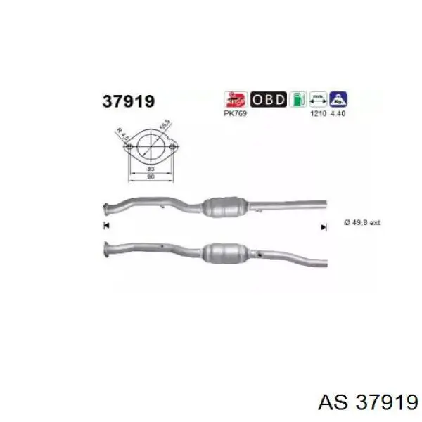 Compre 37919 AS/Auto Storm Convertidor - catalisador