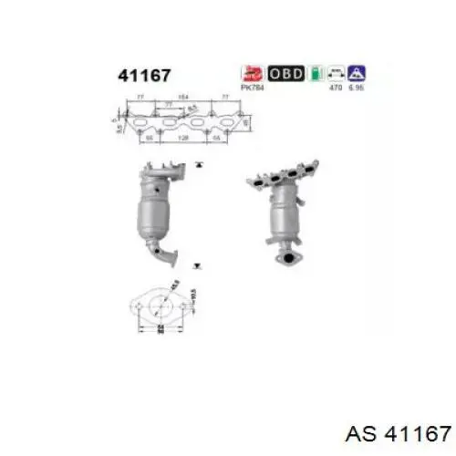 BM92371H BM Catalysts Convertidor - catalisador