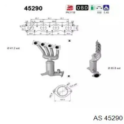 Tubo coletor de escape BM Catalysts BM92054H preço, a partir de 411,71 USD