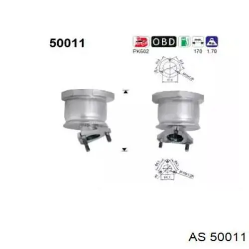 Compre 96567220 General Motors Convertidor - catalisador
