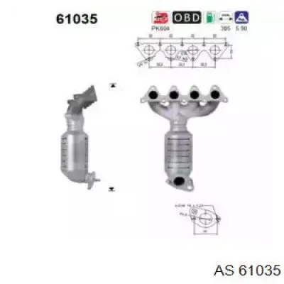 Compre BM91432H BM Catalysts Tubo coletor de escape