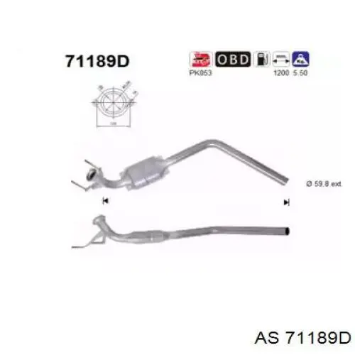 Compre A6384904219 Mercedes Convertidor - catalisador