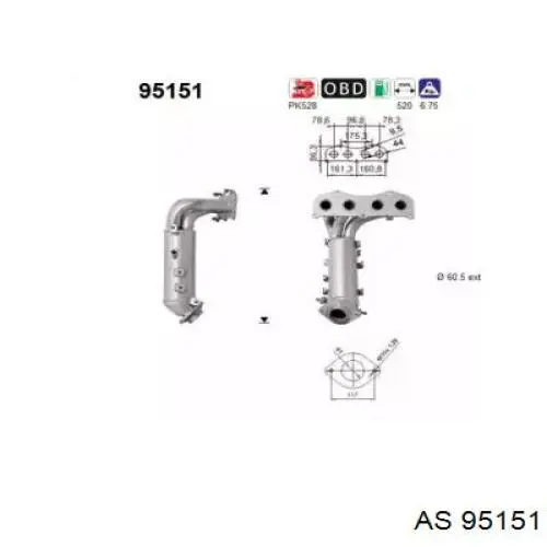 540024 Asso Convertidor - catalisador
