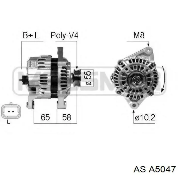 Gerador Mitsubishi A001TA3792 preço, a partir de 66,93 USD
