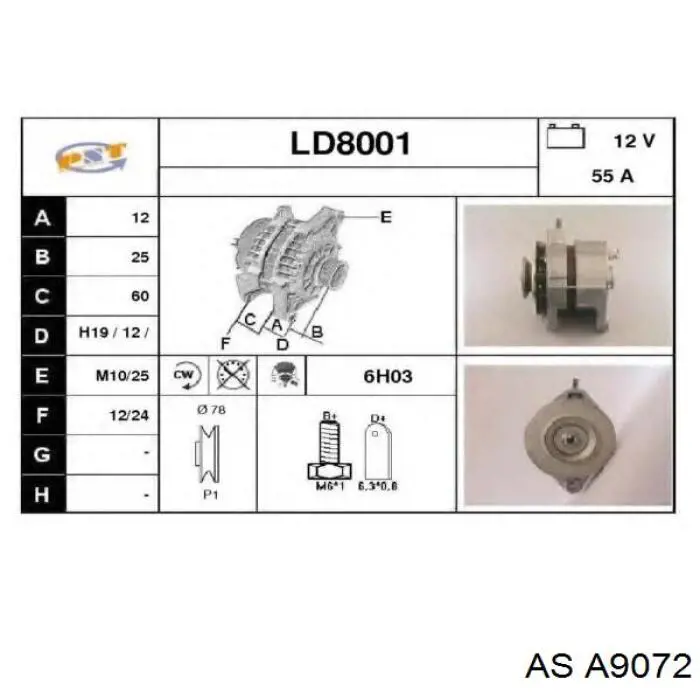 Gerador AS/Auto Storm A9072 preço, a partir de 133,08 USD