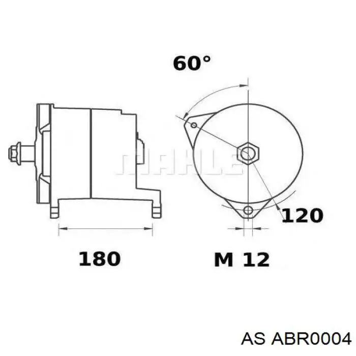 Tampa do gerador dianteira Bosch 1125827013 preço, a partir de 51,56 USD