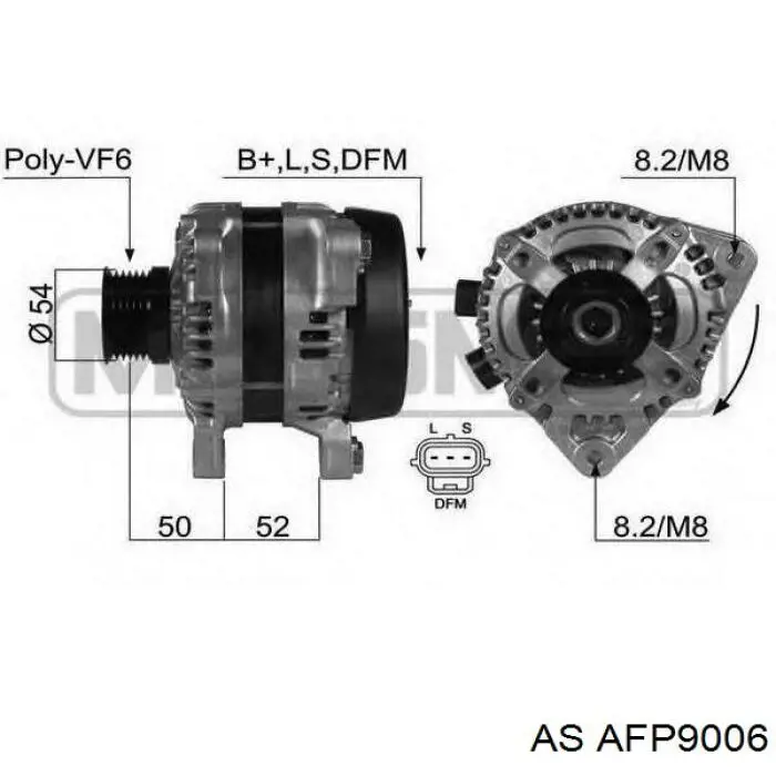 Compre AFP9006 AS/Auto Storm Polia do gerador