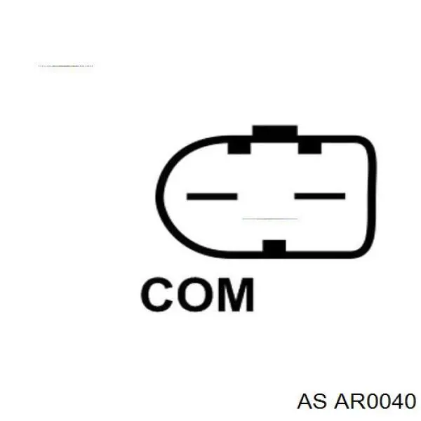 Induzido (rotor) do gerador AR0040 AS/Auto Storm