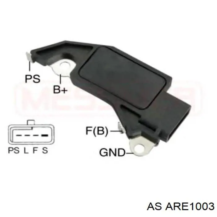 Relê-regulador do gerador (relê de carregamento) ARE1003 AS/Auto Storm