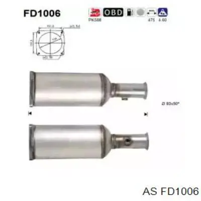 1731L6 Peugeot/Citroen Filtro de partículas do sistema dos gases de escape