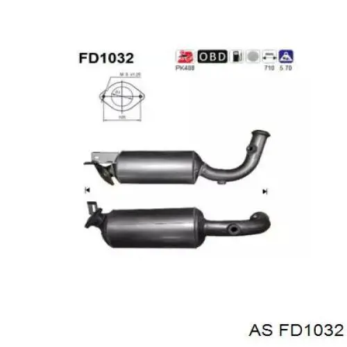 Filtro de partículas do sistema dos gases de escape BM Catalysts BM11108 preço, a partir de 330,34 USD