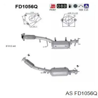 Compre FD1056 AS/Auto Storm Filtro de partículas do sistema dos gases de escape