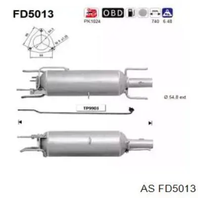 Compre FD5013 AS/Auto Storm Filtro de partículas do sistema dos gases de escape