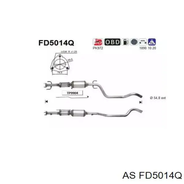 Compre 13243546 Opel Filtro de partículas do sistema dos gases de escape
