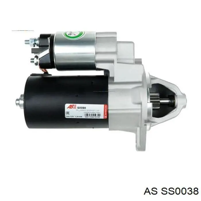 Relê retrator do motor de arranco SS0038 AS/Auto Storm