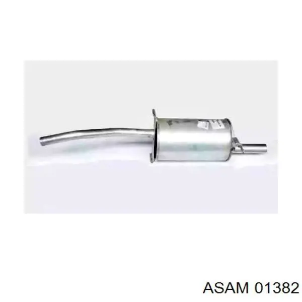200085 Bosal Silenciador, parte traseira