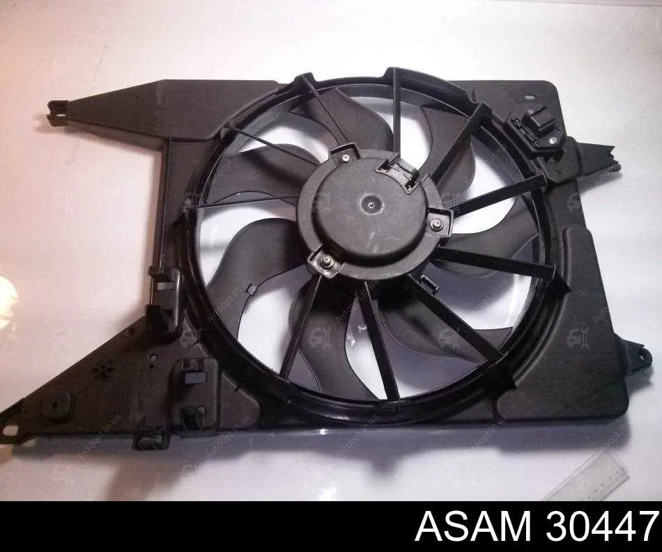 Compre 30447 Asam Difusor do radiador de esfriamento, montado com motor e roda de aletas