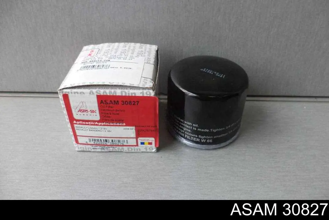 Compre 30827 Asam Filtro de óleo