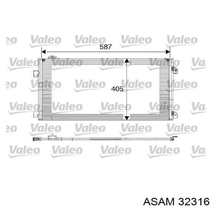 Compre 32316 Asam Radiador de aparelho de ar condicionado