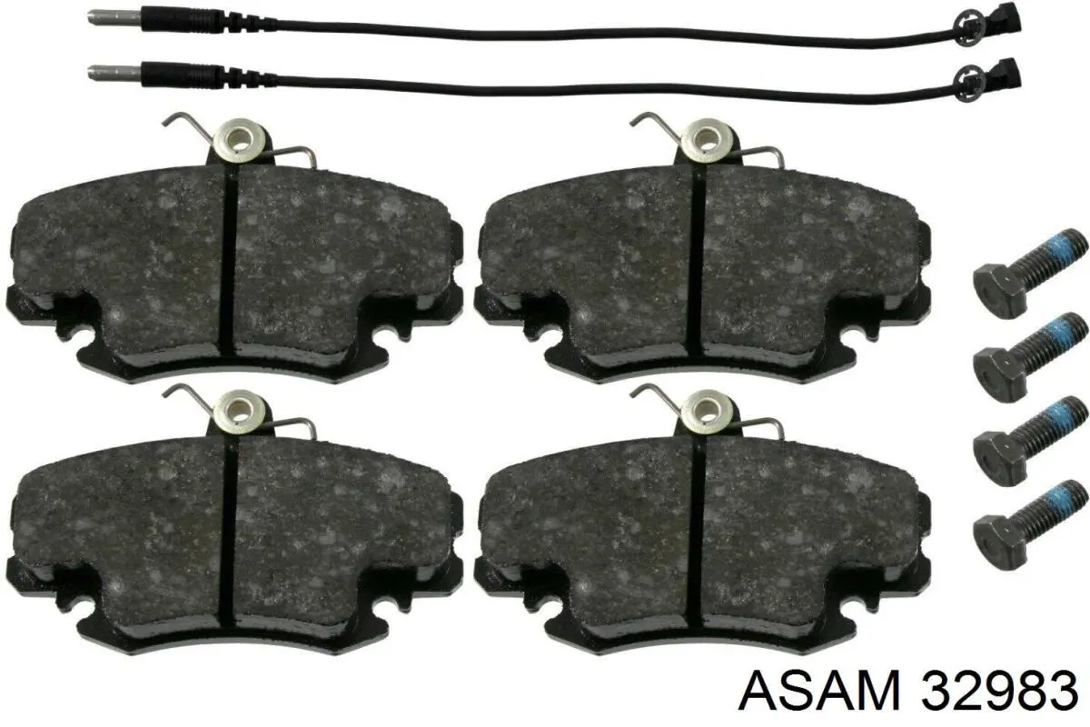 Kit de molas de fixação de sapatas de disco dianteiras Asam 32983 preço, a partir de 7,03 USD