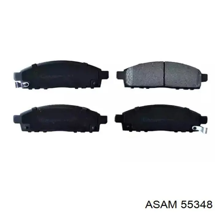 55348 Asam Sapatas do freio dianteiras de disco