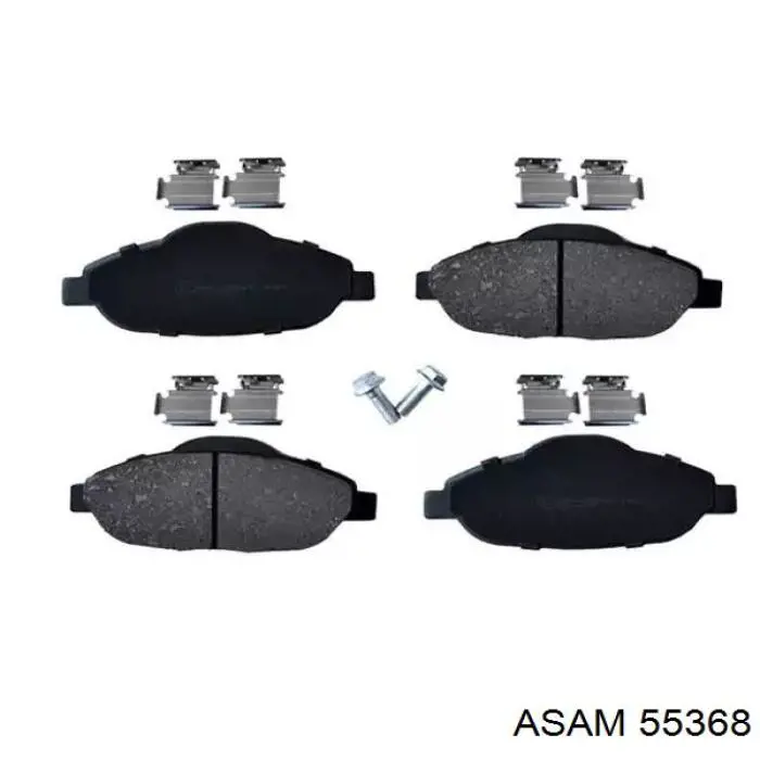 55368 Asam Sapatas do freio dianteiras de disco