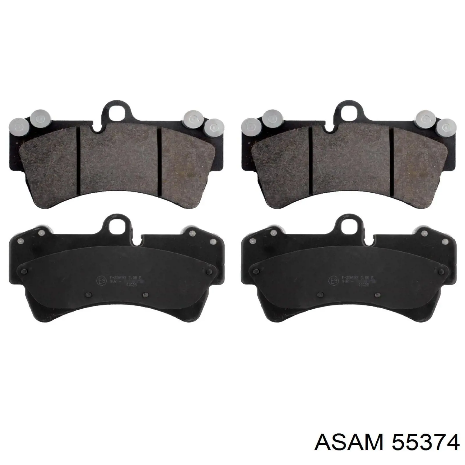 Sapatas do freio dianteiras de disco Asam 55374 preço, a partir de 71,17 USD