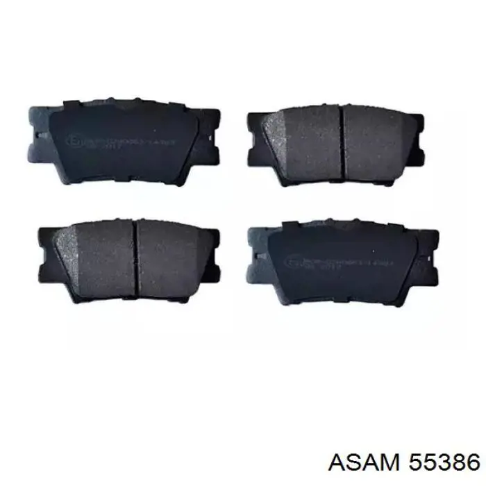 55386 Asam Sapatas do freio traseiras de disco