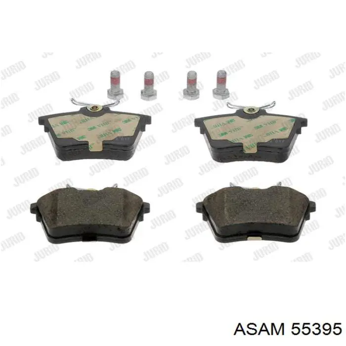 Sapatas do freio traseiras de disco Asam 55395 preço, a partir de 23,34 USD