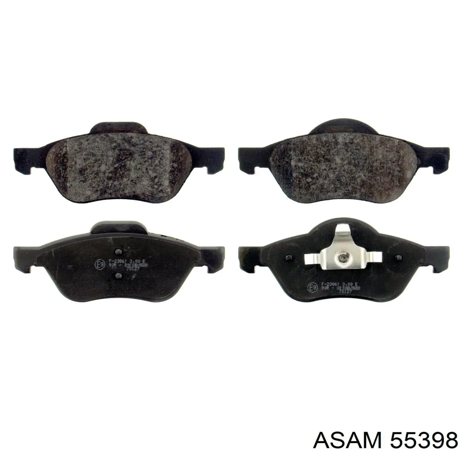 Sapatas do freio dianteiras de disco Asam 55398 preço, a partir de 29,40 USD